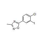 5-(4-Chloro-3-iodophenyl)-3-methyl-1,2,4-oxadiazole