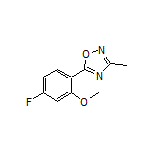 5-(4-Fluoro-2-methoxyphenyl)-3-methyl-1,2,4-oxadiazole