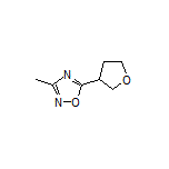 3-Methyl-5-(tetrahydrofuran-3-yl)-1,2,4-oxadiazole
