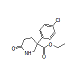 Ethyl 3-(4-Chlorophenyl)-6-oxopiperidine-3-carboxylate