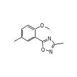 5-(2-Methoxy-5-methylphenyl)-3-methyl-1,2,4-oxadiazole