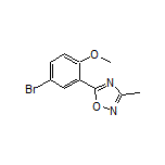 5-(5-Bromo-2-methoxyphenyl)-3-methyl-1,2,4-oxadiazole