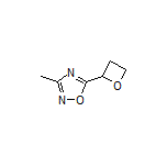 3-Methyl-5-(oxetan-2-yl)-1,2,4-oxadiazole