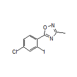 5-(4-Chloro-2-iodophenyl)-3-methyl-1,2,4-oxadiazole