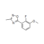 5-(2-Fluoro-3-methoxyphenyl)-3-methyl-1,2,4-oxadiazole