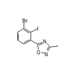 5-(3-Bromo-2-iodophenyl)-3-methyl-1,2,4-oxadiazole