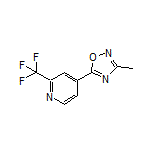 3-Methyl-5-[2-(trifluoromethyl)pyridin-4-yl]-1,2,4-oxadiazole
