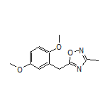 5-(2,5-Dimethoxybenzyl)-3-methyl-1,2,4-oxadiazole