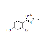 3-Bromo-4-(3-methyl-1,2,4-oxadiazol-5-yl)phenol
