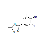 5-(4-Bromo-3,5-difluorophenyl)-3-methyl-1,2,4-oxadiazole