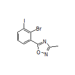 5-(2-Bromo-3-iodophenyl)-3-methyl-1,2,4-oxadiazole