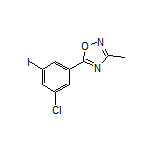 5-(3-Chloro-5-iodophenyl)-3-methyl-1,2,4-oxadiazole