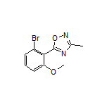 5-(2-Bromo-6-methoxyphenyl)-3-methyl-1,2,4-oxadiazole