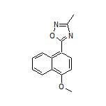 5-(4-Methoxynaphthalen-1-yl)-3-methyl-1,2,4-oxadiazole