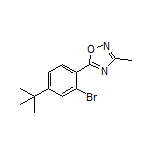 5-[2-Bromo-4-(tert-butyl)phenyl]-3-methyl-1,2,4-oxadiazole