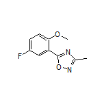 5-(5-Fluoro-2-methoxyphenyl)-3-methyl-1,2,4-oxadiazole