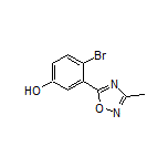 4-Bromo-3-(3-methyl-1,2,4-oxadiazol-5-yl)phenol