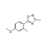 5-(4-Methoxy-2-methylphenyl)-3-methyl-1,2,4-oxadiazole