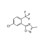 5-[5-Chloro-2-(trifluoromethyl)phenyl]-3-methyl-1,2,4-oxadiazole
