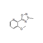 5-(3-Methoxypyridin-2-yl)-3-methyl-1,2,4-oxadiazole