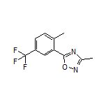 3-Methyl-5-[2-methyl-5-(trifluoromethyl)phenyl]-1,2,4-oxadiazole