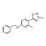5-[4-(Benzyloxy)-2-methylphenyl]-3-methyl-1,2,4-oxadiazole