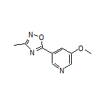 5-(5-Methoxypyridin-3-yl)-3-methyl-1,2,4-oxadiazole