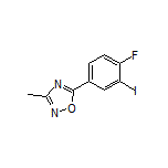 5-(4-Fluoro-3-iodophenyl)-3-methyl-1,2,4-oxadiazole