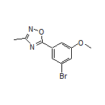 5-(3-Bromo-5-methoxyphenyl)-3-methyl-1,2,4-oxadiazole
