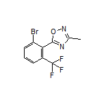 5-[2-Bromo-6-(trifluoromethyl)phenyl]-3-methyl-1,2,4-oxadiazole