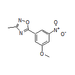 5-(3-Methoxy-5-nitrophenyl)-3-methyl-1,2,4-oxadiazole