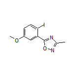 5-(2-Iodo-5-methoxyphenyl)-3-methyl-1,2,4-oxadiazole
