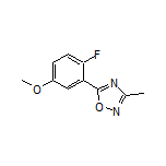 5-(2-Fluoro-5-methoxyphenyl)-3-methyl-1,2,4-oxadiazole