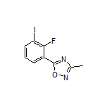 5-(2-Fluoro-3-iodophenyl)-3-methyl-1,2,4-oxadiazole