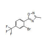 5-[2-Bromo-4-(trifluoromethyl)phenyl]-3-methyl-1,2,4-oxadiazole