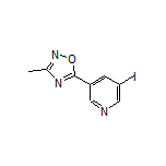 5-(5-Iodopyridin-3-yl)-3-methyl-1,2,4-oxadiazole
