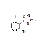 5-(2-Bromo-6-iodophenyl)-3-methyl-1,2,4-oxadiazole
