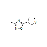 3-Methyl-5-(tetrahydrothiophen-3-yl)-1,2,4-oxadiazole