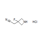 2-(3-Fluoroazetidin-3-yl)acetonitrile Hydrochloride