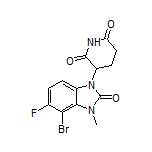 3-(4-Bromo-5-fluoro-3-methyl-2-oxo-2,3-dihydro-1H-benzo[d]imidazol-1-yl)piperidine-2,6-dione