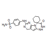 4-[(3’-Oxo-2’,3’-dihydro-1’H-spiro[cyclohexane-1,4’-pyrimido[5’,4’:4,5]pyrrolo[2,1-c][1,2,4]triazin]-7’-yl)amino]benzenesulfonamide