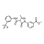 Methyl 3-[4-[[3-(1,1-Difluoroethyl)phenyl]carbamoyl]-3-methyl-5-oxo-4,5-dihydro-1H-pyrazol-1-yl]benzoate