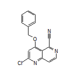 4-(Benzyloxy)-2-chloro-1,6-naphthyridine-5-carbonitrile