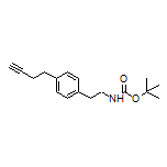 N-Boc-2-[4-(3-butyn-1-yl)phenyl]ethanamine