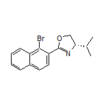 (S)-2-(1-Bromonaphthalen-2-yl)-4-isopropyl-4,5-dihydrooxazole