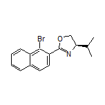 (R)-2-(1-Bromonaphthalen-2-yl)-4-isopropyl-4,5-dihydrooxazole