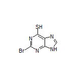 2-Bromo-9H-purine-6-thiol