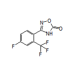 3-[4-Fluoro-2-(trifluoromethyl)phenyl]-1,2,4-oxadiazol-5(4H)-one