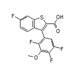 6-Fluoro-3-(2,4,5-trifluoro-3-methoxyphenyl)benzo[b]thiophene-2-carboxylic Acid