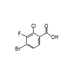 4-Bromo-2-chloro-3-fluorobenzoic Acid